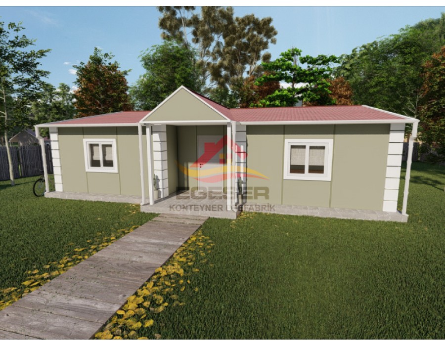 105 m² Tek Katlı Prefabrik Ev