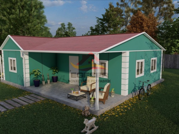 109 m² Tek Katlı Prefabrik Ev