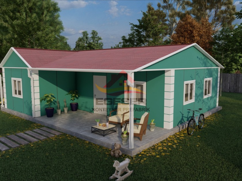 109 m² Tek Katlı Prefabrik Ev 109 m² Tek Katlı Prefabrik Ev