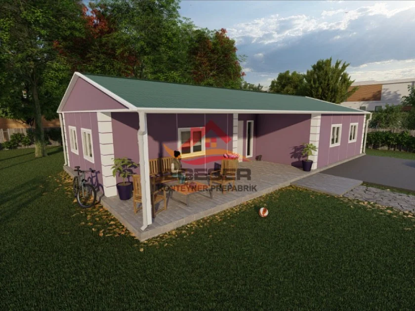 123 m² Tek Katlı Prefabrik Ev 123 m² Tek Katlı Prefabrik Ev