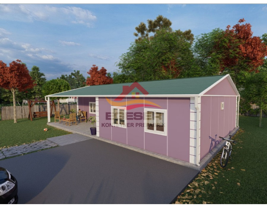 123 m² Tek Katlı Prefabrik Ev