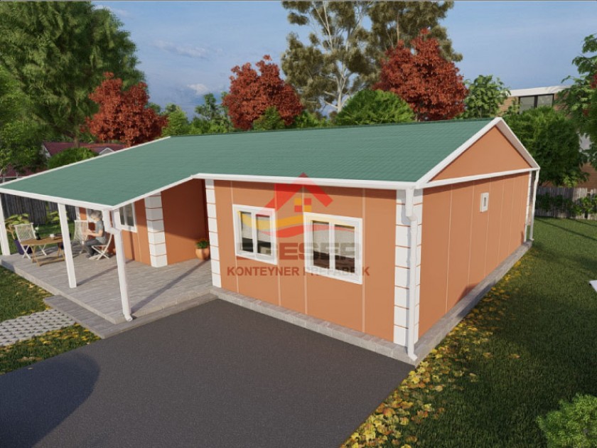 138 m² Tek Katlı Prefabrik Ev 138 m² Tek Katlı Prefabrik Ev