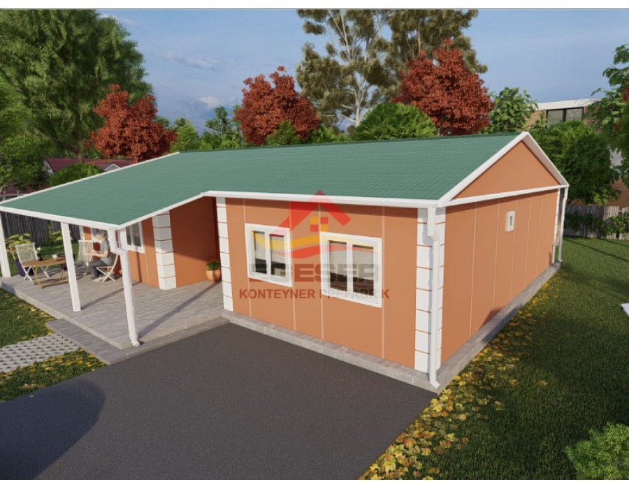 138 m² Tek Katlı Prefabrik Ev