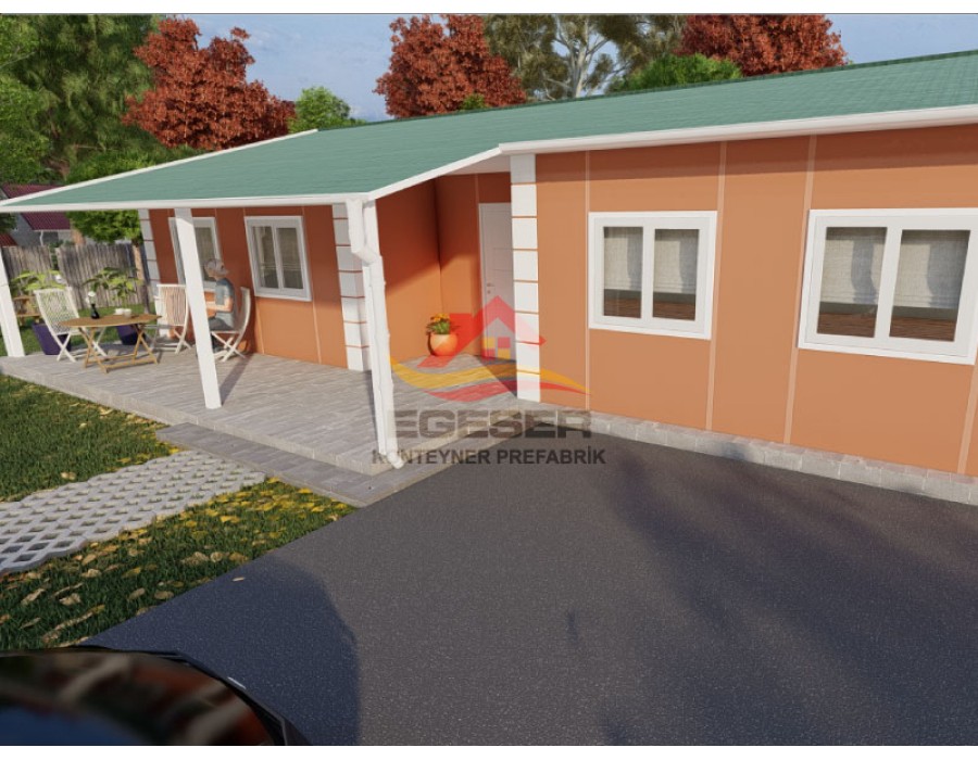 138 m² Tek Katlı Prefabrik Ev