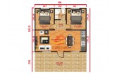 59 m² Tek Katlı Prefabrik Ev