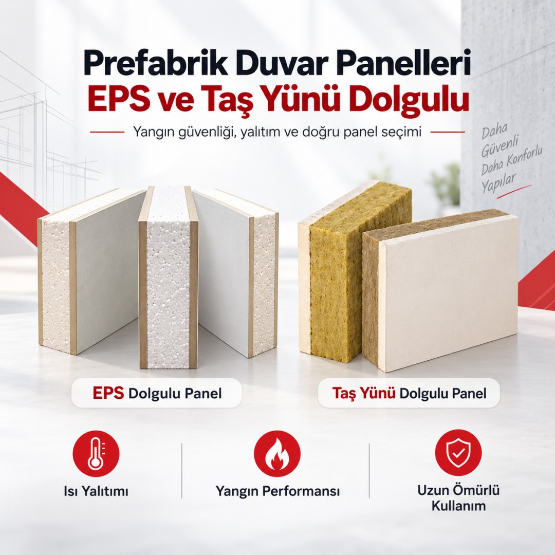 Prefabrik Duvarların Yanmazlık Sınıfı ve Yangın Dayanımı