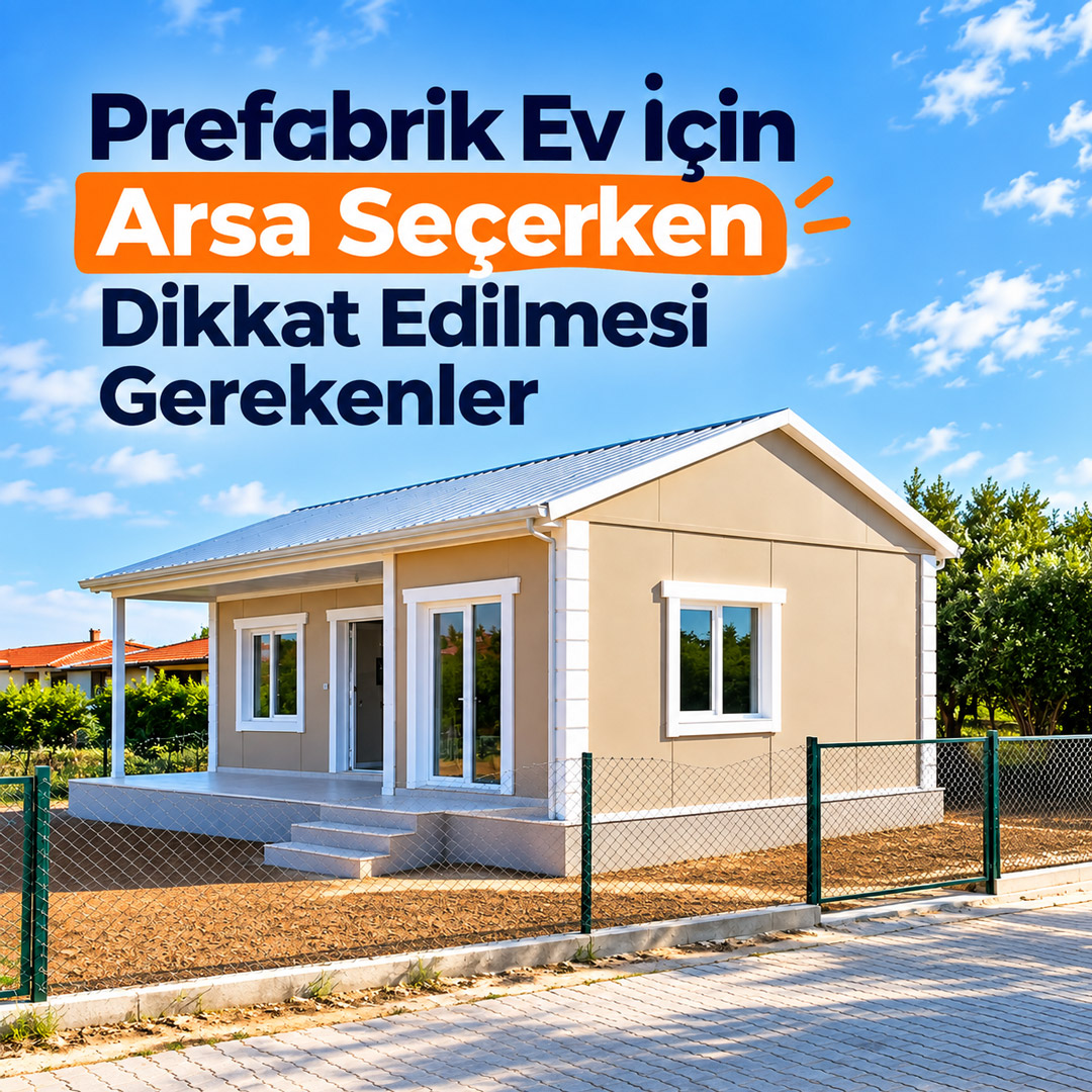 Prefabrik Ev İçin Arsa Seçerken Dikkat Edilmesi Gerekenler