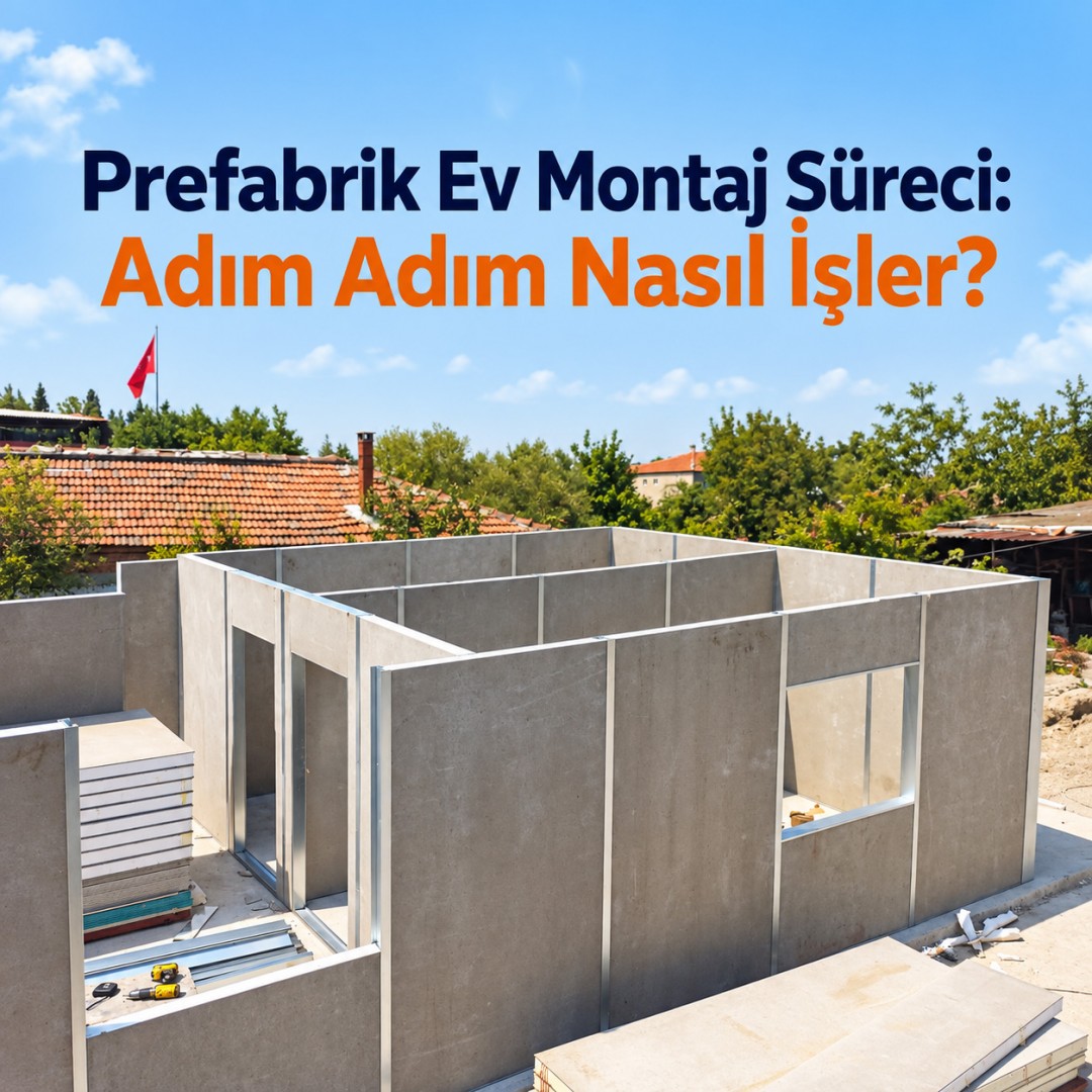 Prefabrik Ev Montaj Süreci: Adım Adım Nasıl İşler?