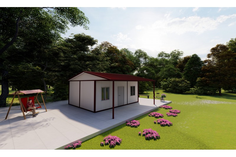 Ege709 Model Verandalı Konteyner Ev