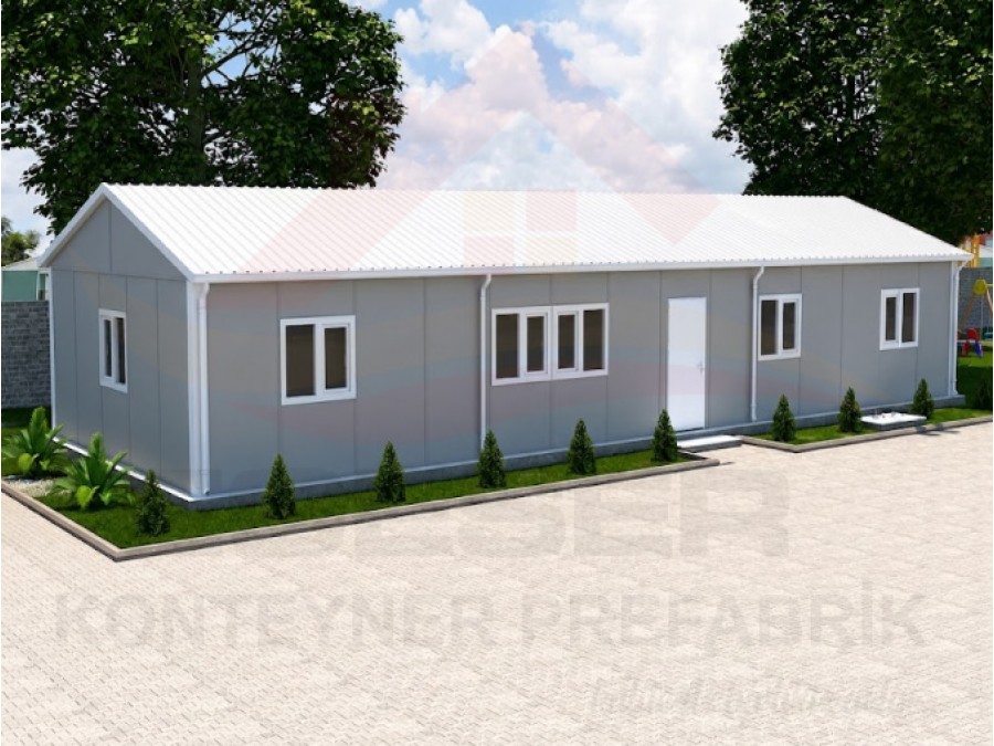 114 m² Prefabrik Ofis