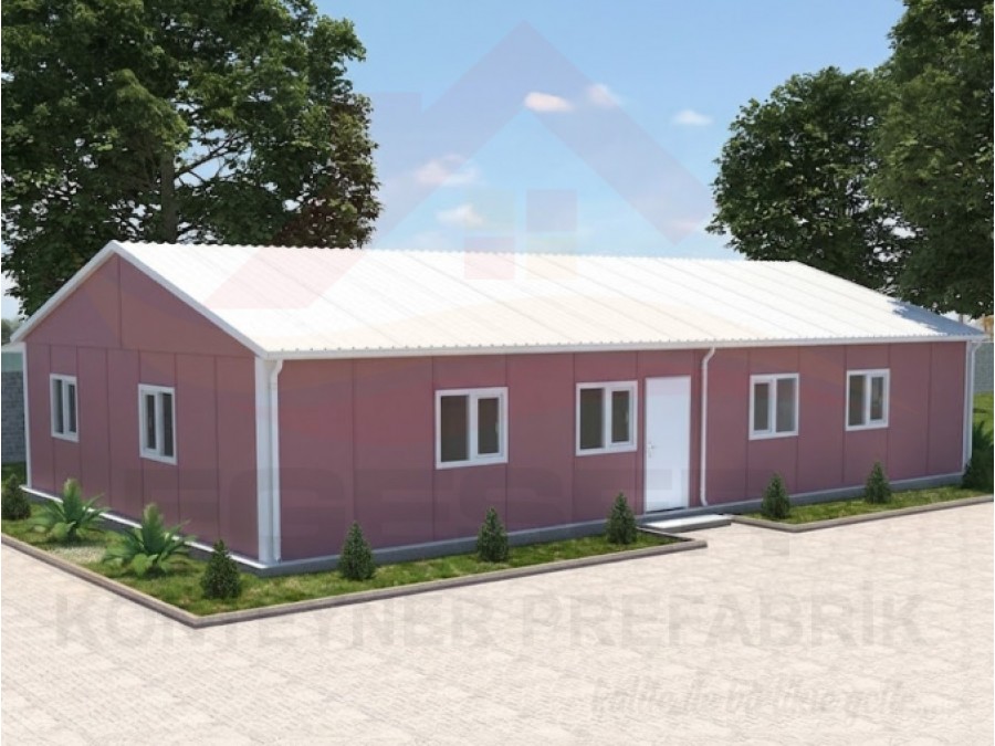 136 m² Prefabrik Ofis