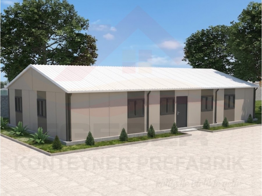 147 m² Prefabrik Ofis
