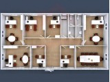 158 m² Prefabrik Ofis detay görseli