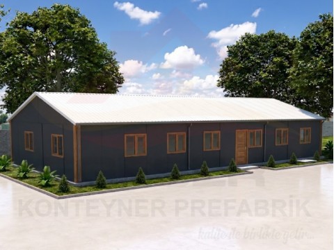 169 m² Prefabrik Ofis