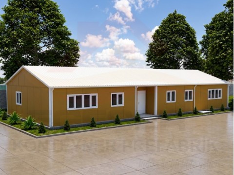 193 m² Prefabrik Ofis