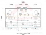 30 m² Prefabrik Ofis detay görseli