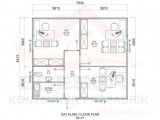 50 m² Prefabrik Ofis detay görseli