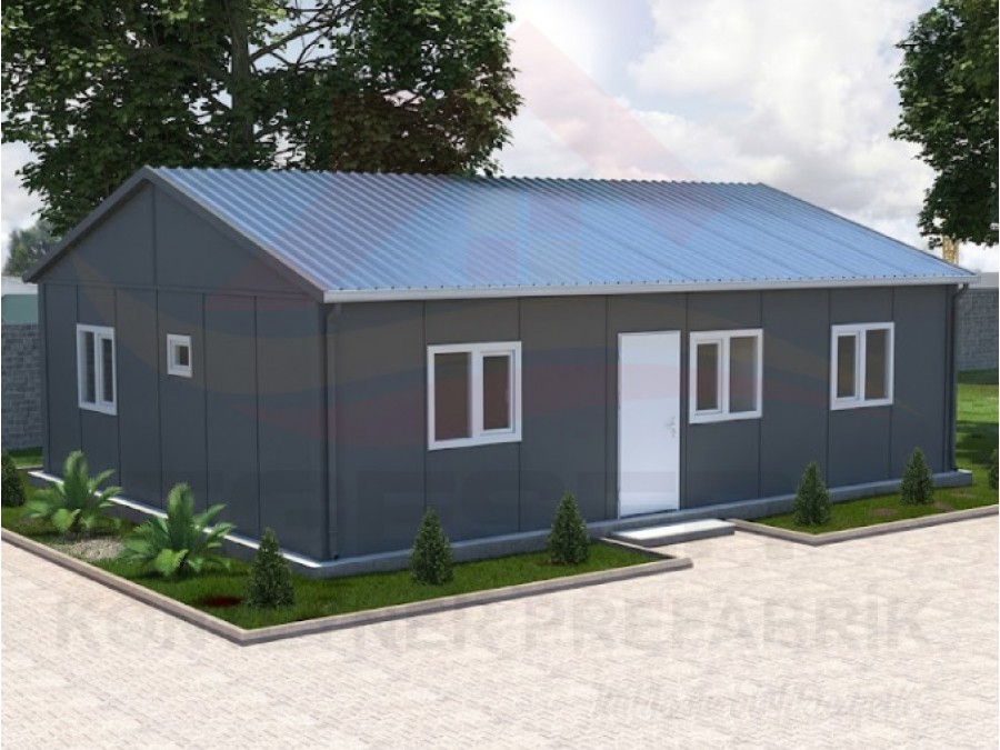 78 m² Prefabrik Ofis