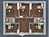78 m² Prefabrik Ofis detay görseli