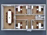 82 m² Prefabrik Ofis detay görseli
