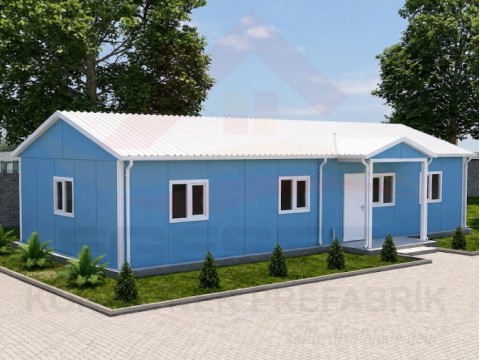 92 m² Prefabrik Ofis