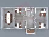 92 m² Prefabrik Ofis detay görseli