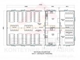 159 m² Prefabrik Yemekhane detay görseli