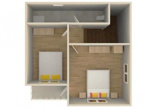 82m² Çift Katlı Prefabrik Ev