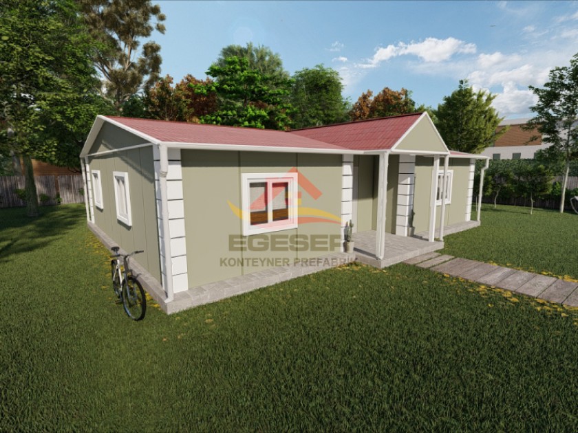 105 m² Tek Katlı Prefabrik Ev 105 m² Tek Katlı Prefabrik Ev