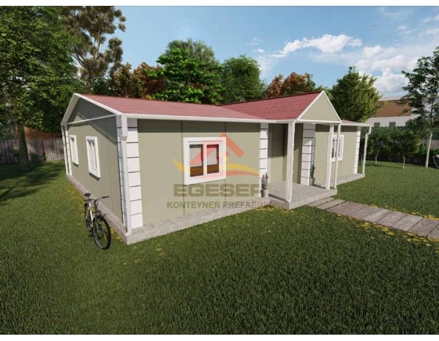 105 m² Tek Katlı Prefabrik Ev