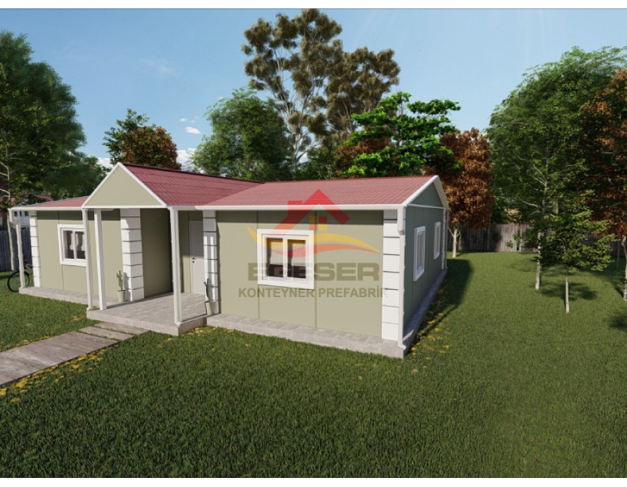 105 m² Tek Katlı Prefabrik Ev