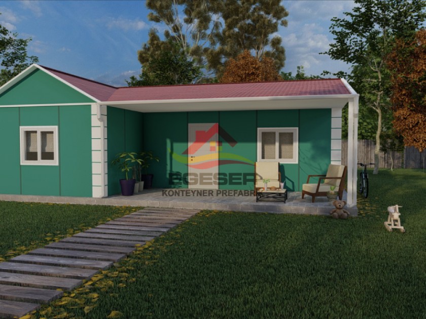 109 m² Tek Katlı Prefabrik Ev 109 m² Tek Katlı Prefabrik Ev