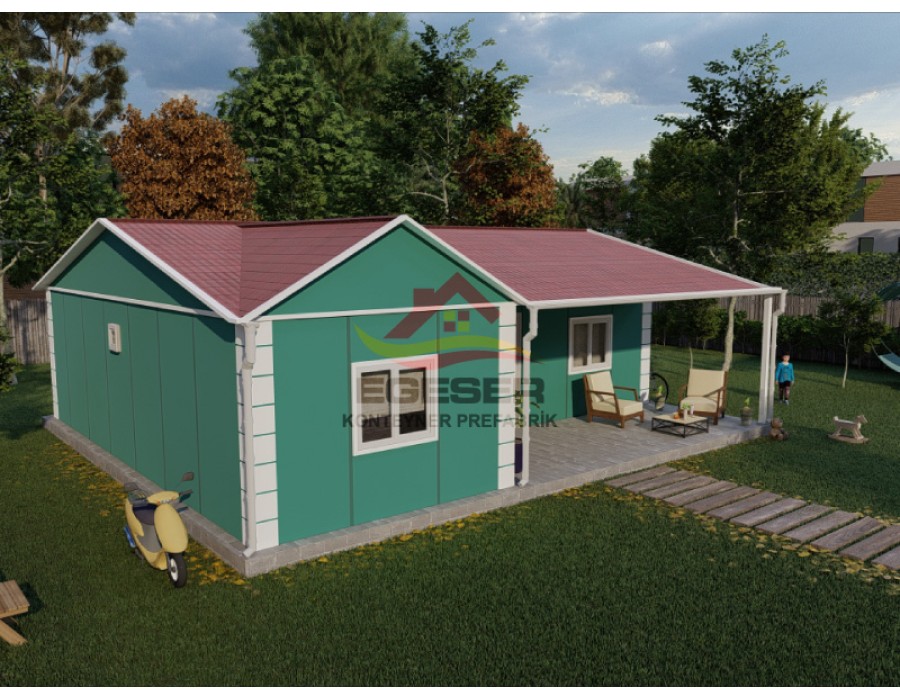 109 m² Tek Katlı Prefabrik Ev