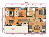 123 m² Tek Katlı Prefabrik Ev detay görseli