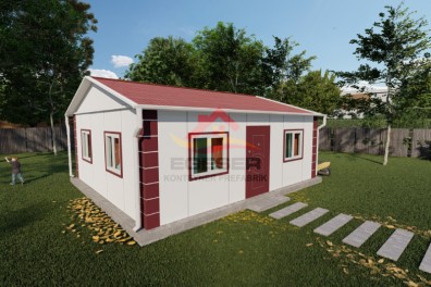 46 m² Tek Katlı Prefabrik Ev