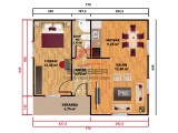 50 m² Tek Katlı Prefabrik Ev | Verandalı 1+1 detay görseli
