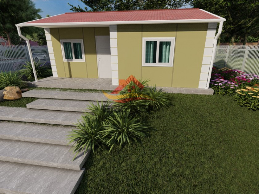50 m² Tek Katlı Prefabrik Ev 50 m² Tek Katlı Prefabrik Ev