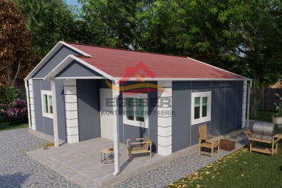 64 m² Tek Katlı Prefabrik Ev