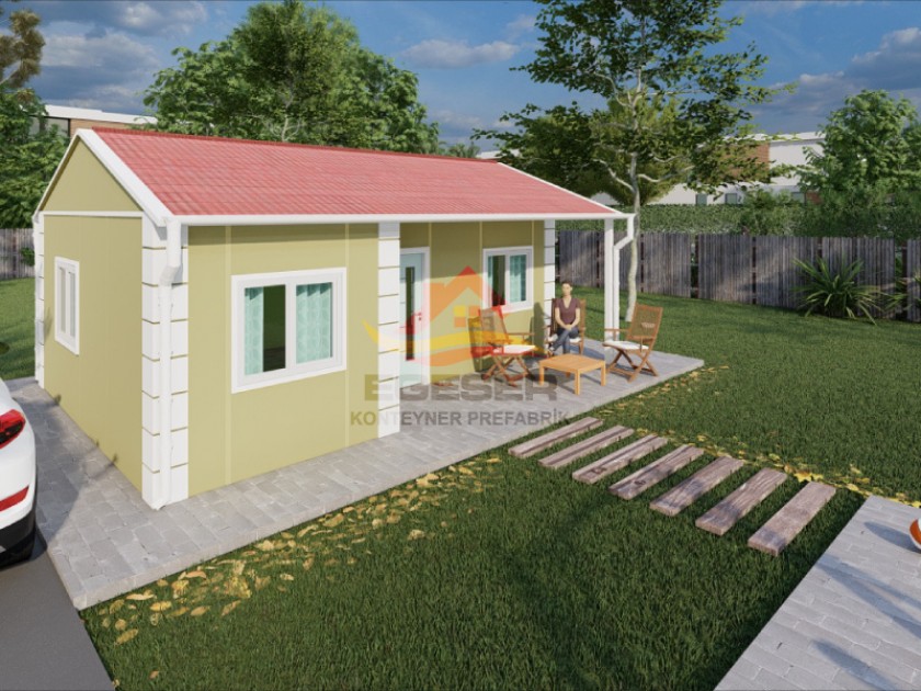 32 m² Tek Katlı Prefabrik Ev 32 m² Tek Katlı Prefabrik Ev