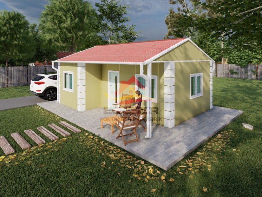 32 m² Tek Katlı Prefabrik Ev 32 m² Tek Katlı Prefabrik Ev