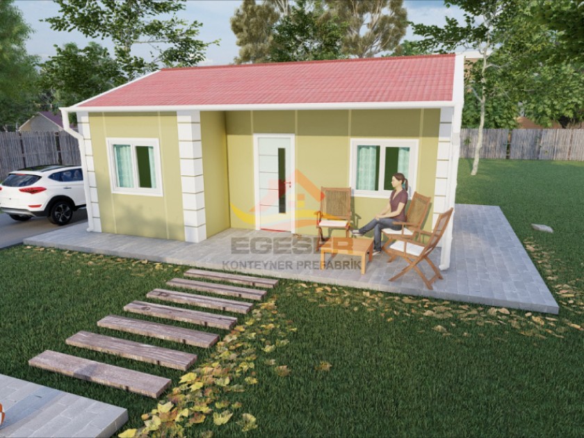 32 m² Tek Katlı Prefabrik Ev 32 m² Tek Katlı Prefabrik Ev