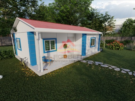 52 m² Tek Katlı Prefabrik Ev