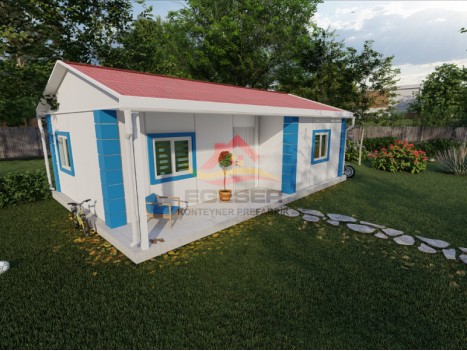 52 m² Tek Katlı Prefabrik Ev 52 m² Tek Katlı Prefabrik Ev