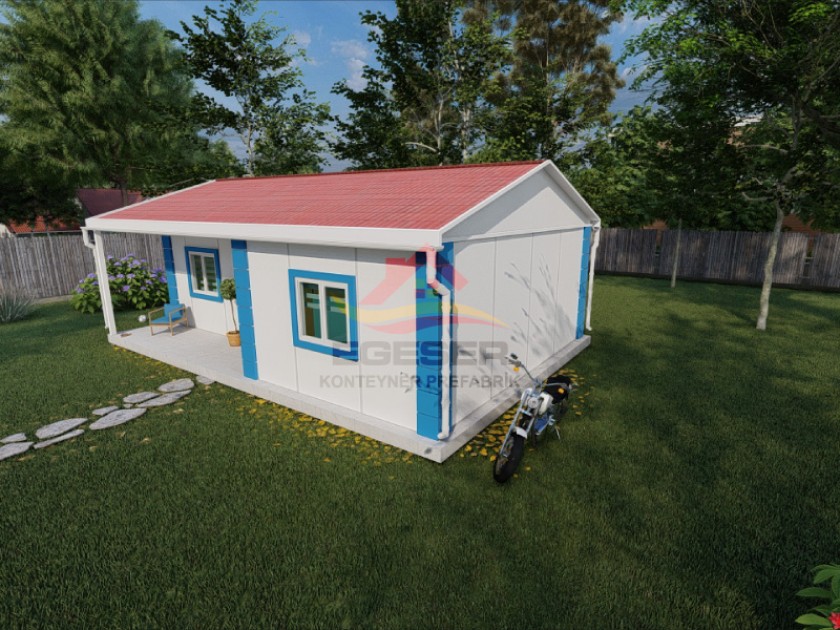 52 m² Tek Katlı Prefabrik Ev 52 m² Tek Katlı Prefabrik Ev
