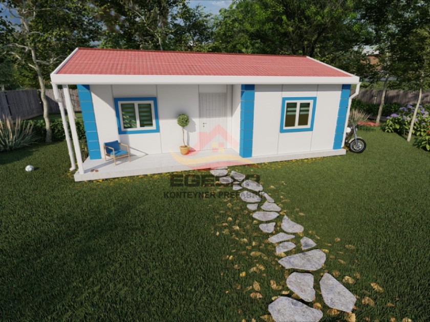 52 m² Tek Katlı Prefabrik Ev 52 m² Tek Katlı Prefabrik Ev