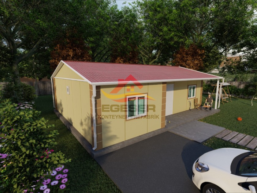 78 m² Tek Katlı Prefabrik Ev 78 m² Tek Katlı Prefabrik Ev
