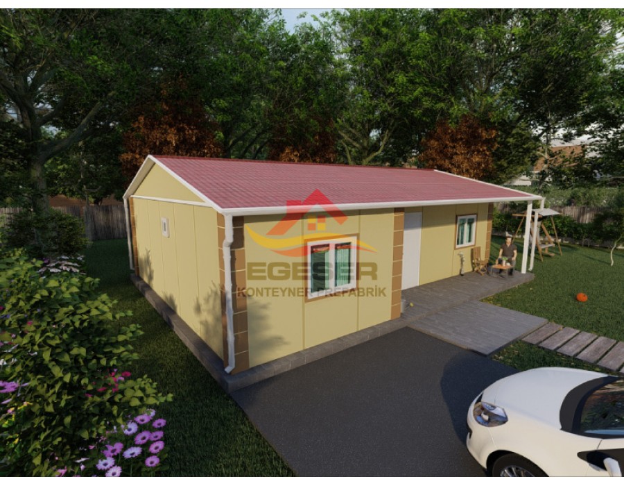78 m² Tek Katlı Prefabrik Ev