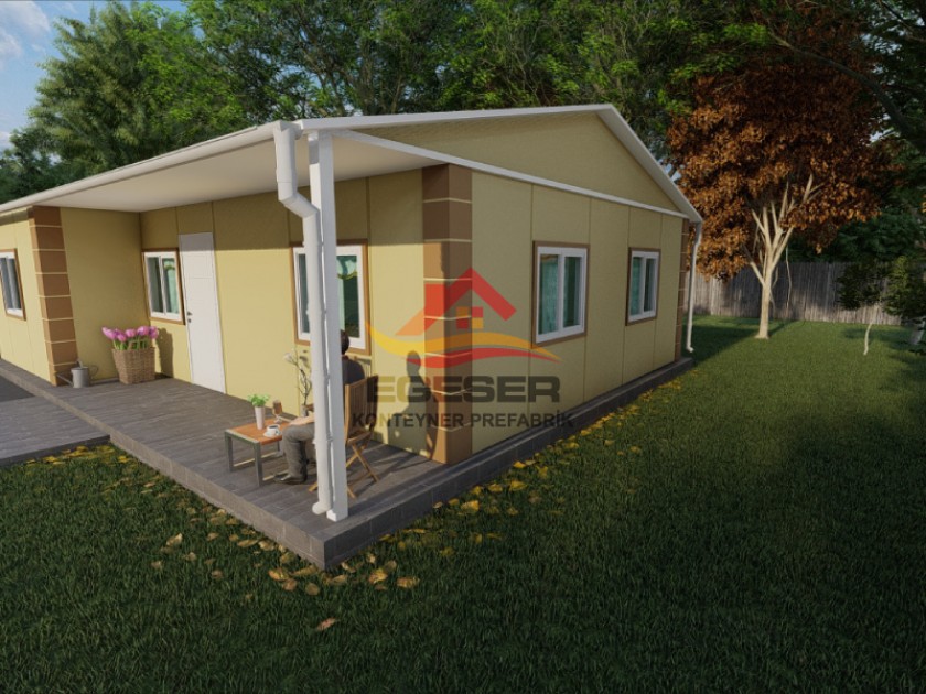 78 m² Tek Katlı Prefabrik Ev 78 m² Tek Katlı Prefabrik Ev