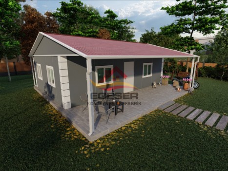80 m² Tek Katlı Prefabrik Ev