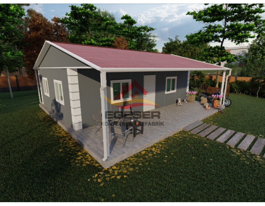 80 m² Tek Katlı Prefabrik Ev